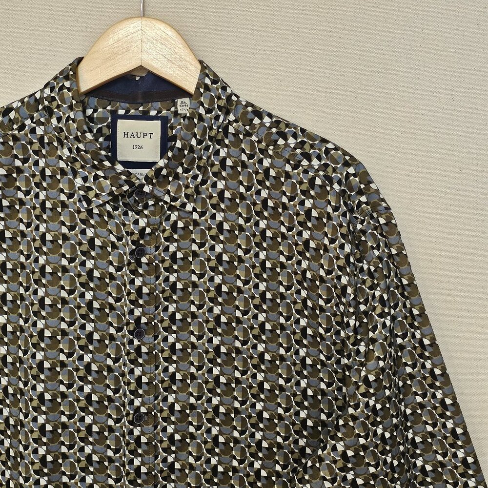 Haupt Long Sleeve Modern Fit Button Down XL 17.5
